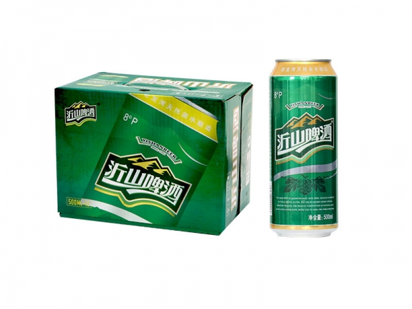 潍坊500ml 沂山啤酒绿罐箱装