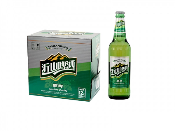 潍坊啤酒招商加盟-500ml沂山晶爽啤酒